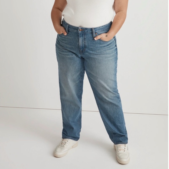 NWT Madewell The Plus Slouchy Boyjean in Astonia Wash Size 20W - Picture 1 of 16